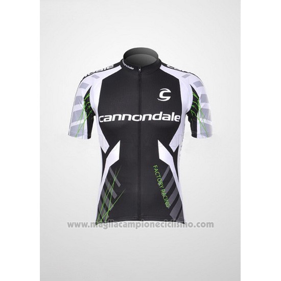 2012 Abbigliamento Ciclismo Cannondale Nero e Bianco Manica Corta e Salopette